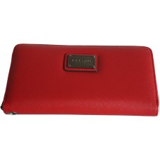 H&G Ladies Large Designer Purse \ Wallet \ Clutch by Nanucci, Paris - Red
